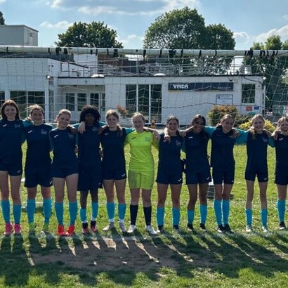 Girls Football Team in CUP FINAL