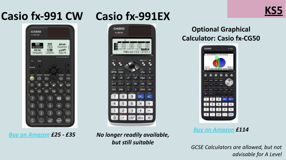 Casio Calculators (1)